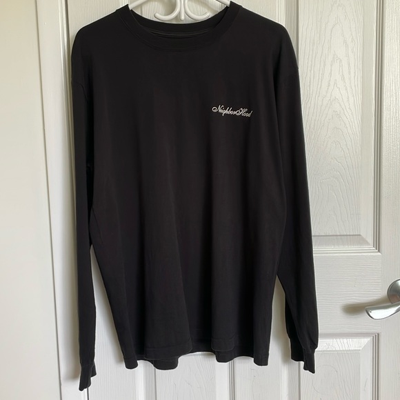Neighborhood long sleeve black top - Picture 2 of 4